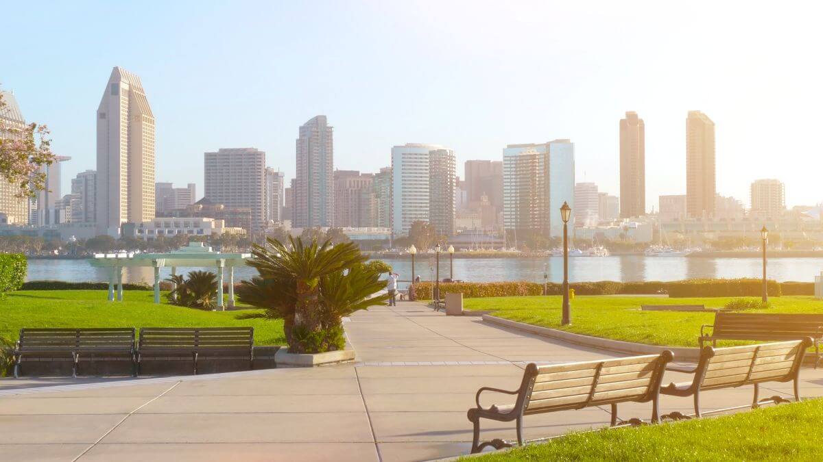 Overlooking the San Diego Bay