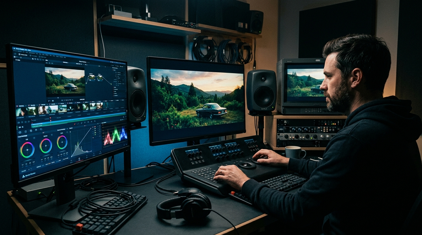 tv commercial production company post-production editing suite Pretzel Logic Productions