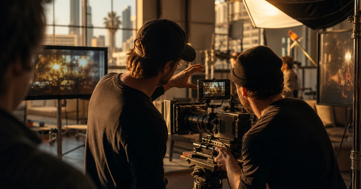 San Diego film production company Pretzel Logic Productions cinematic set