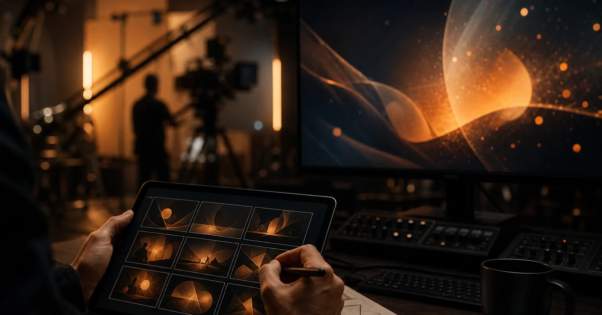 explainer video company production studio with cinematic color grading workstation - Pretzel Logic Productions