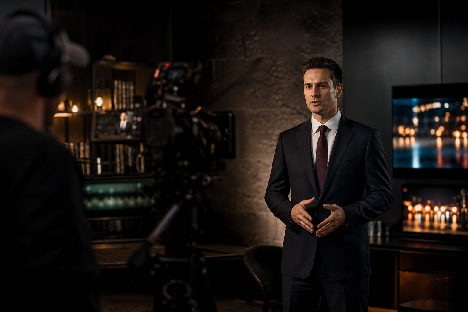 legal video production services professional cinematic film crew attorney spokesperson Pretzel Logic Productions