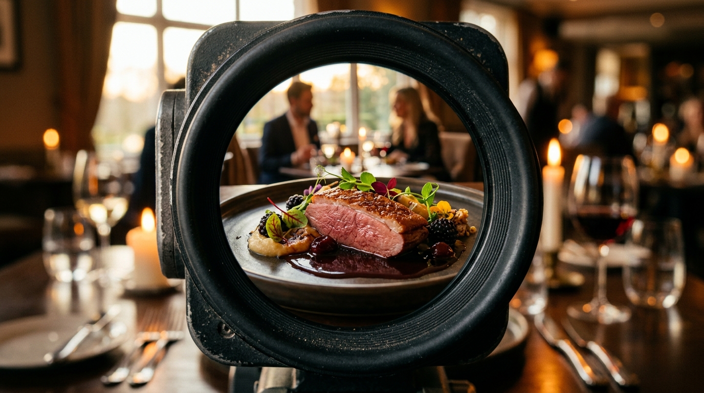 restaurant video production cinematic food cinematography close-up