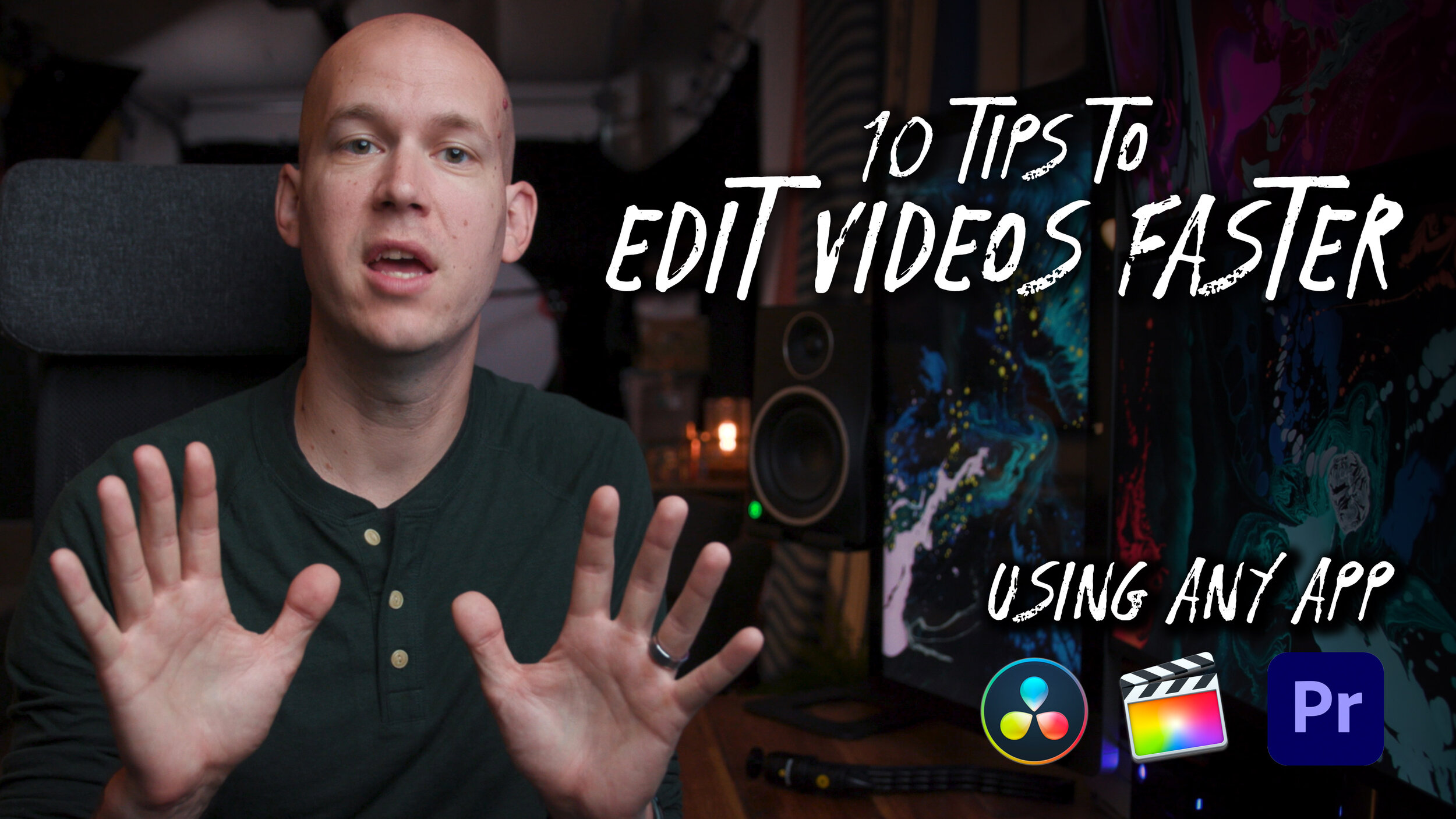 How to Edit Videos FASTER &mdash; 10 Tips from 10 Years Spent Editing &mdash; Caleb Wojcik | Creator Scale