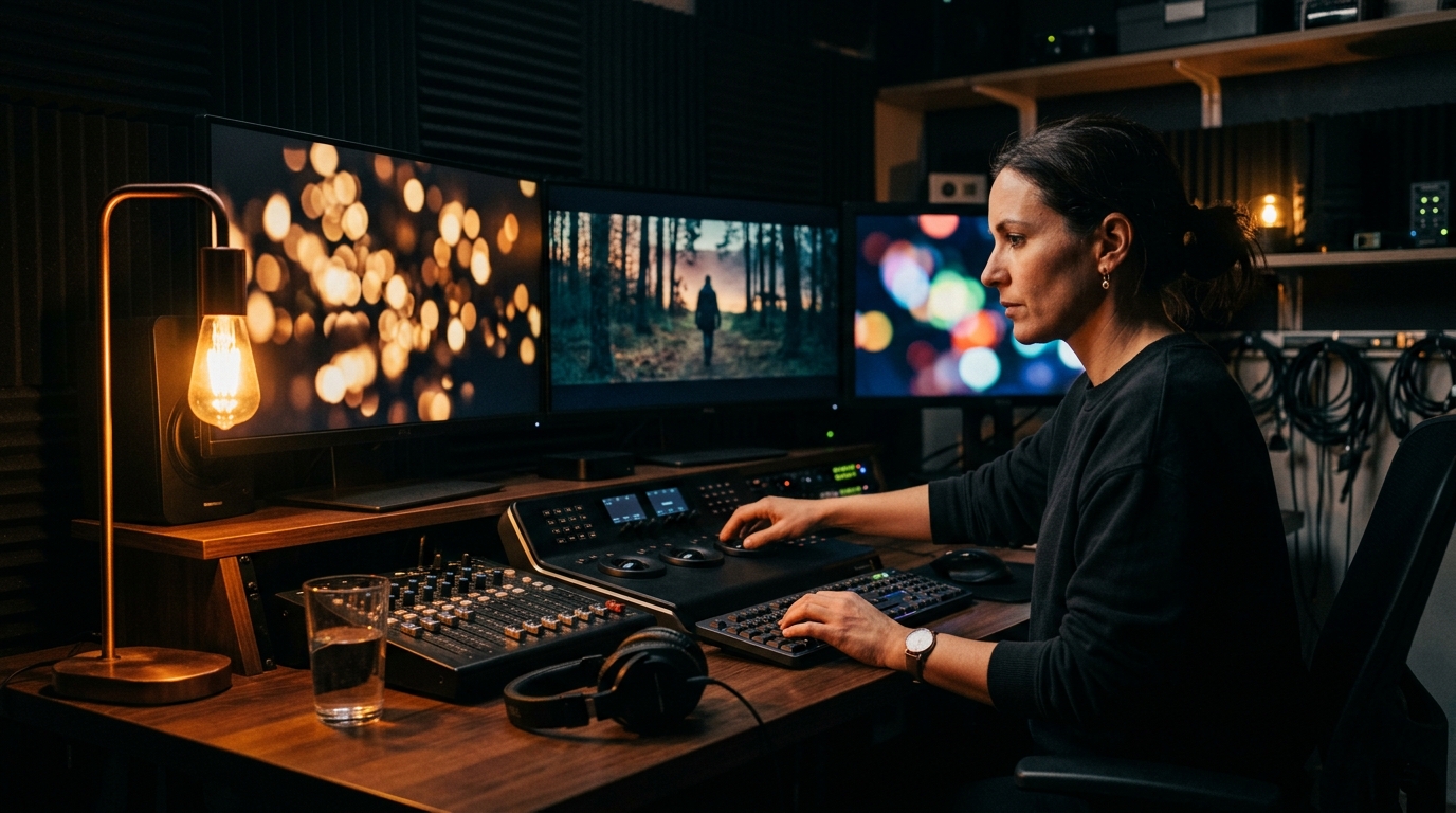 Professional video editor post-production video content strategy Pretzel Logic Productions